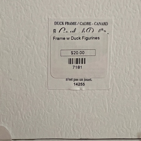 Amscan Picture Frame with Small Duck Figurines NWT - Picture 6 of 8